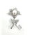 2.45 Ct Diamond & Pearl Brooch For Sale - Image 9 of 9
