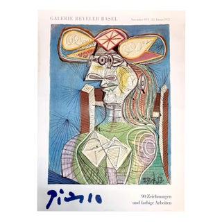 Original Galerie Beyeler Poster after Pablo Picasso, 1971 For Sale