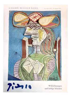 Original Galerie Beyeler Poster after Pablo Picasso, 1971