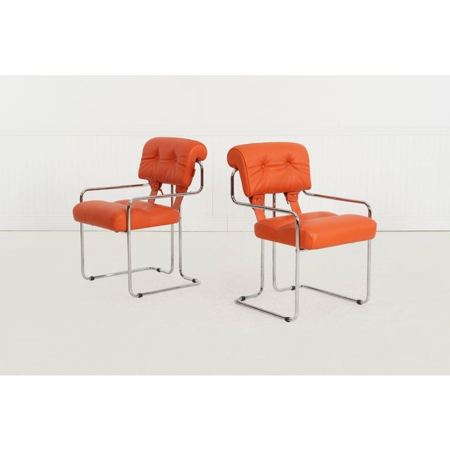 Guido Faleschini for I4 Mariani Tucroma Dining Chairs, Set of Six, Italy, 1971 For Sale In Chicago - Image 6 of 18