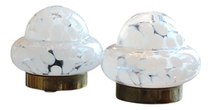Mushroom Lamps, 1970s, Set of 2