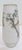 Japanese Opaline White Glass Vase Hand Painted with Geishas 1950s For Sale - Image 9 of 12
