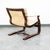 Mid Century Danish Modern Lounge Chair Brown Leather Armchair Tan Saddle Arms For Sale - Image 10 of 12