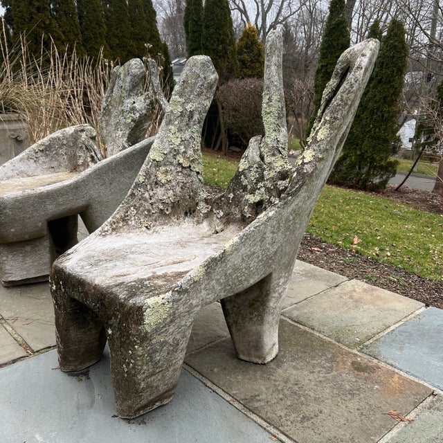 2000 - 2009 Specimen Carved Driftwood Outdoor Chair For Sale - Image 5 of 10