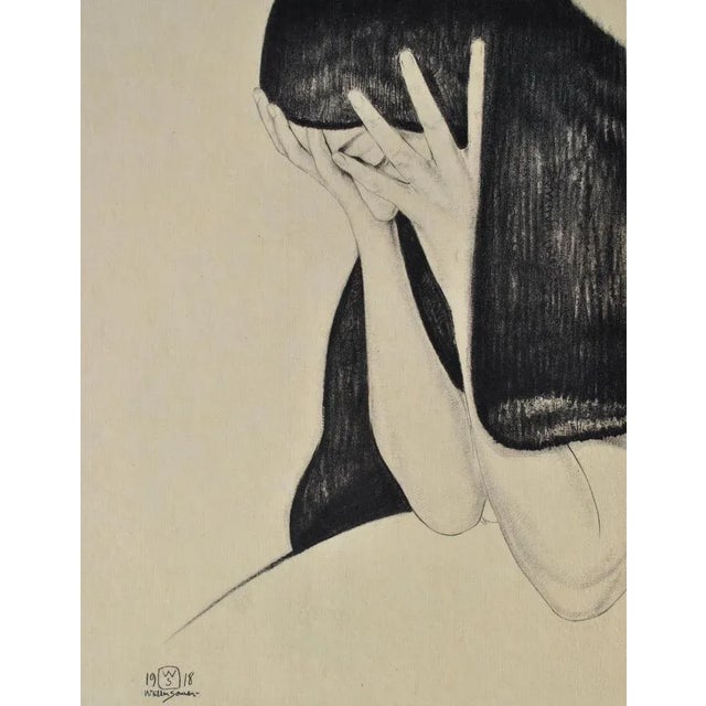 Walter SAUER (1889-1927) Useless Regret, 1930 Offset and spot color printing Signed in the plate Limited to 250 unnumbered...