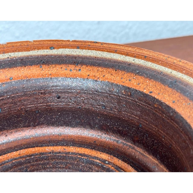 Mid-Century Modern Danish Studio Pottery Bowl by Tue Poulsen for Tue Keramik, 1960s For Sale - Image 11 of 15