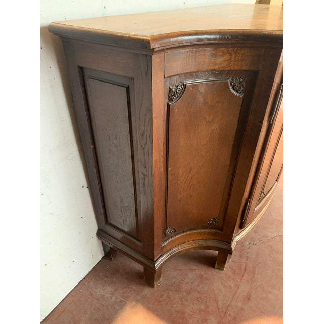 19th Century Louis XIV Sideboard in Oak For Sale - Image 4 of 13