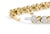 Indulge in the ultimate expression of luxury with this breathtaking 14K yellow gold diamond bracelet. Featuring an...
