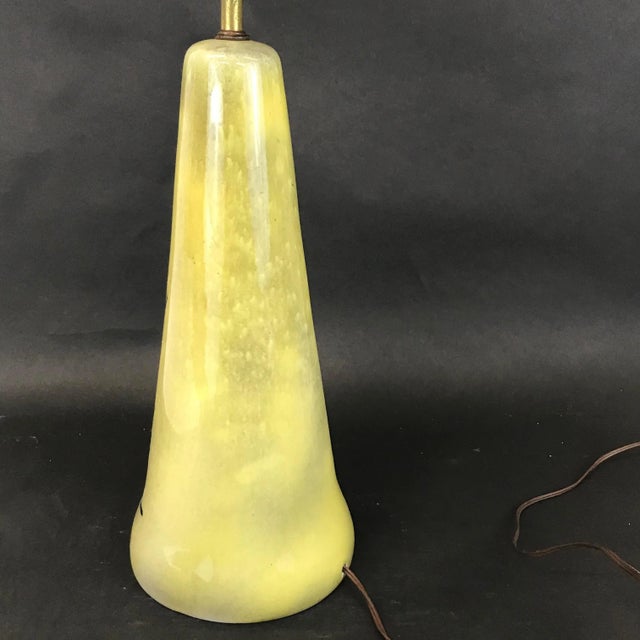 1940s 1940s Atomic Age Ceramic Table Lamp For Sale - Image 5 of 7