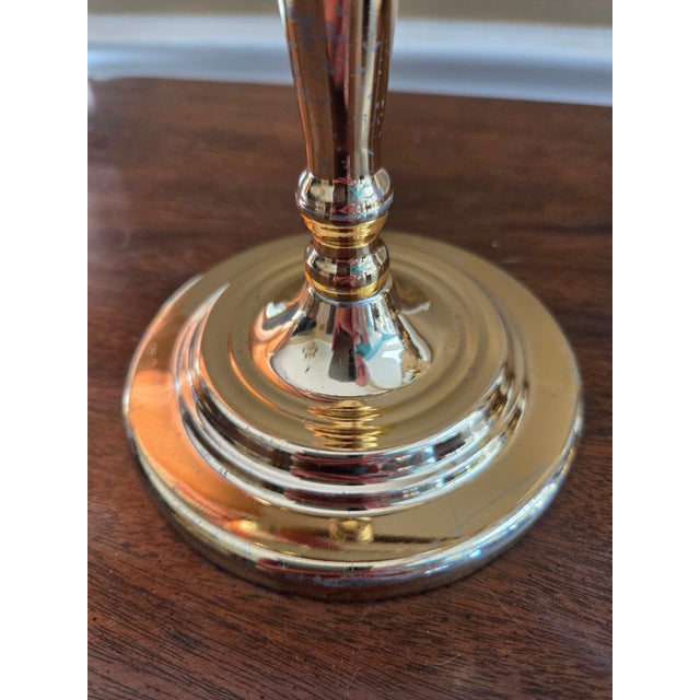Brass Double Sided Vanity Mirror For Sale - Image 10 of 10