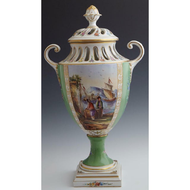 1700's Gorgeous Antique English Chelsea Gilt Decorated Covered Porcelain Vase, 18th century, Home Decor!Such light, bright...