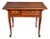 Antique Queen Anne Pennsylvania Walnut Two Drawer Diminutive Tavern Table Rare For Sale