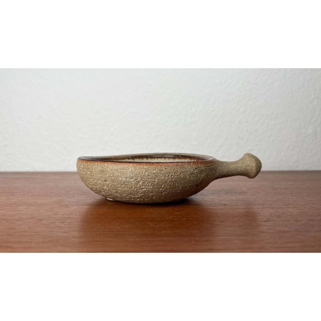 Mid-Century Modern Mid-Century Modern Danish Studio Pottery Candleholder with Handle from Søholm, 1960s For Sale - Image 3 of 18