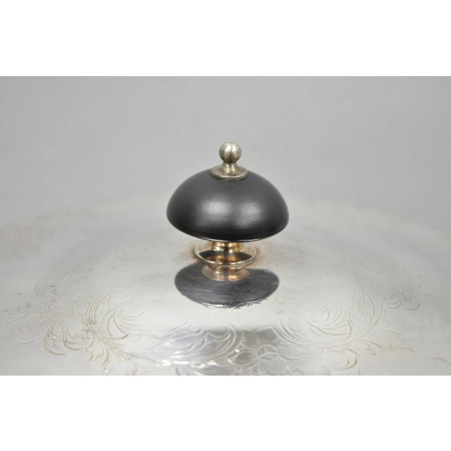 Vintage Victorian Webster Wilcox "Rochelle" Silver Plated Round Covered Serving Bowl Dish For Sale In Philadelphia - Image 6 of 15