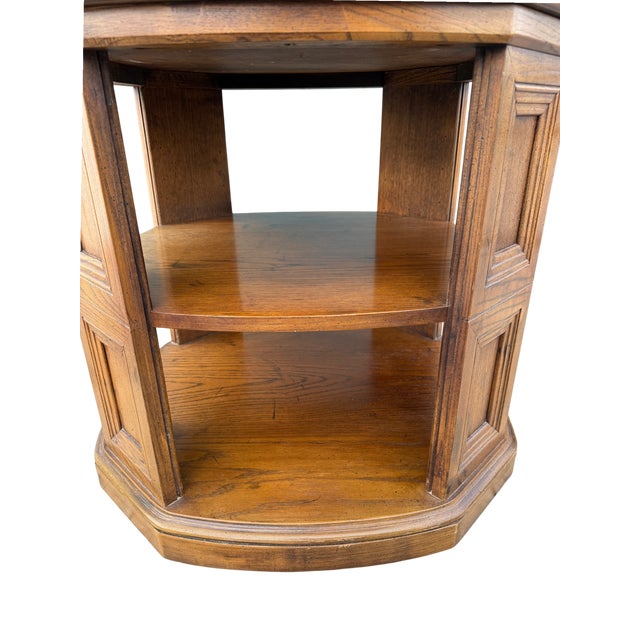 Late 20th Century Henredon Regency Style Three-Tier Occasional Side Table For Sale In Indianapolis - Image 6 of 12