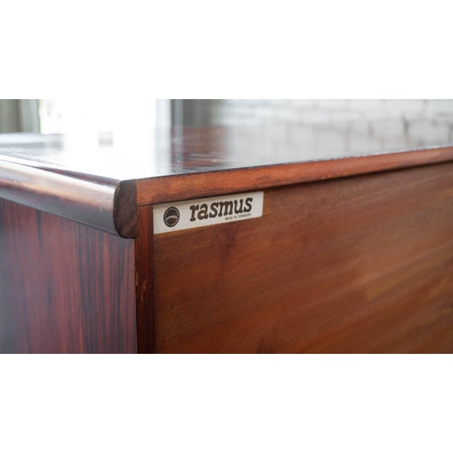 1970s Danish Modern Rasmus Rosewood Credenza For Sale - Image 16 of 16