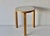 Alvar Aalto 1990s Alvar Aalto 3 Legged Stool Model 60 in Birch White Top Artek For Sale - Image 4 of 13