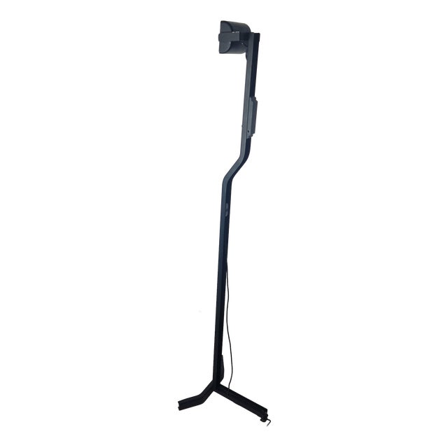 Sirio Model Floor Lamp in Black Lacquered Iron by Kazuide Takahama for Sirrah, 1970s For Sale
