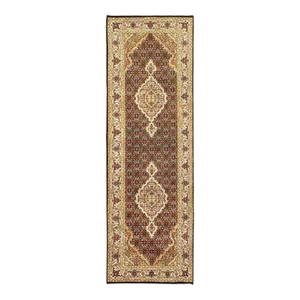 2020s Pasargad Fine Tabriz Silk & Wool Runner