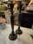 Metal Vintage Metal Candle Stick Candle Holder Set For Sale - Image 7 of 7