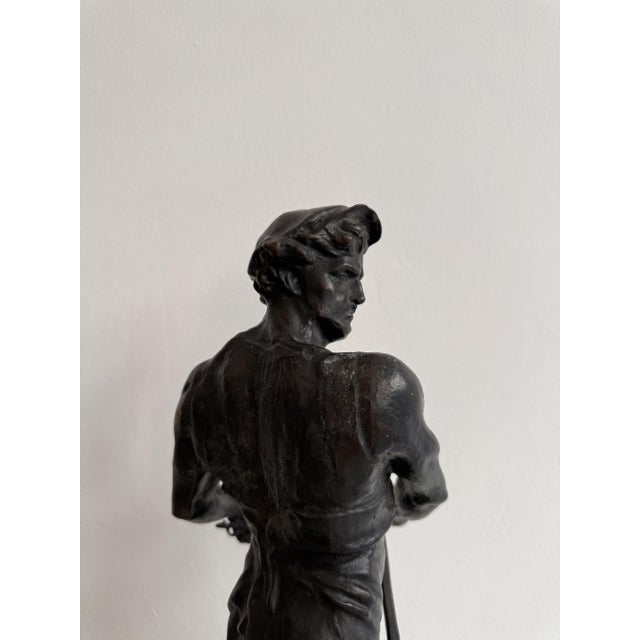 Blacksmith, 19th Century, Bronze For Sale - Image 13 of 16