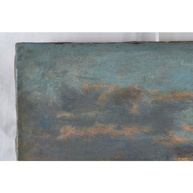 G. Goldberg, Seascape at Sunset, 1800s, Oil on Canvas For Sale - Image 5 of 12