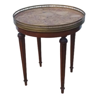 1950s French Louis XVI Style Bouillotte Table For Sale