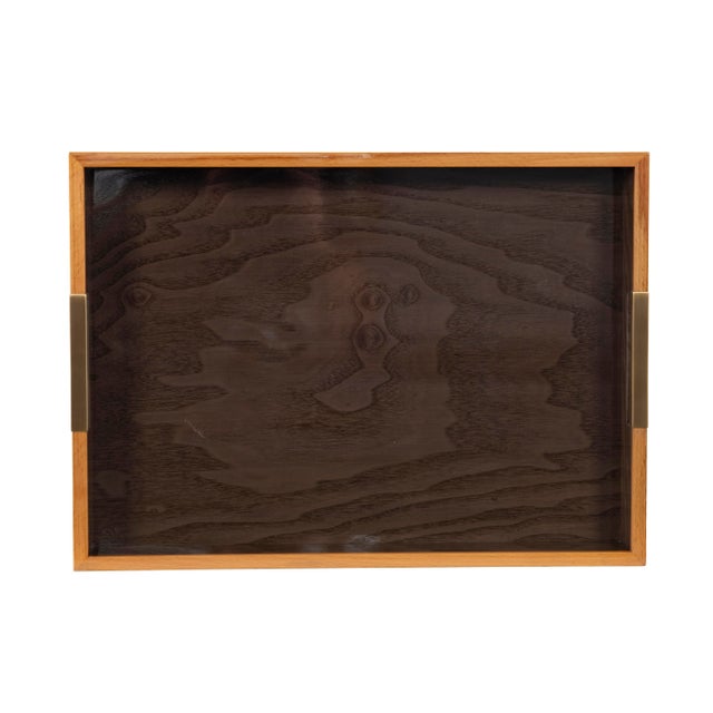 Maitland - Smith Maitland-Smith Grey Burl Tray For Sale - Image 4 of 4