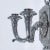 Metal Maison Jansen Silvered Sconces - A Pair For Sale - Image 7 of 7