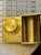 Vintage Tiffany & Co. Swiss Brass Quartz Desk Alarm Clock, Roman Numeral Dial, 1970s For Sale In New York - Image 6 of 12