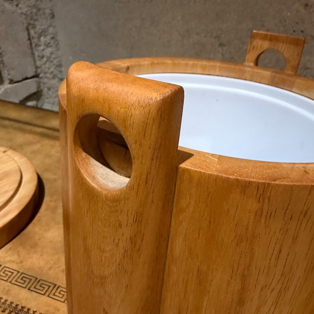 Royal Teak Designs Ice Bucket Mid-Century Modern For Sale - Image 10 of 12