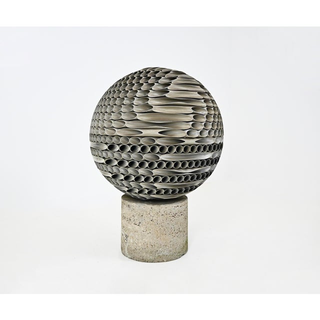 Mid-Century Modern Gabriele Perugini, Abstract Composition, 1970s, Concrete & PVC For Sale - Image 3 of 12