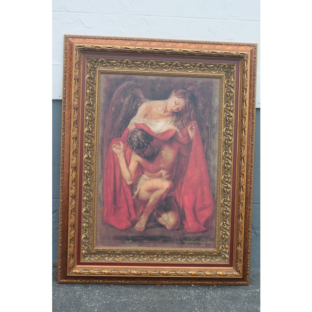 Vintage Beautiful Giclee on Canvas "Promethia" by Tomasz Rut. Limited edition Giclee on Canvas edition size of 75 and this...