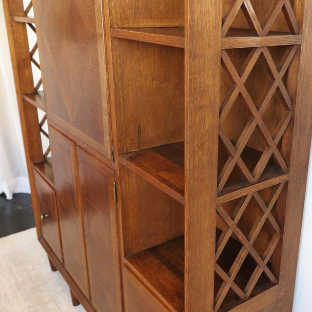 1940s Midcentury Cabinet Arttributed to E. Lanzia, Italy, Circa 1940s For Sale - Image 5 of 9