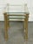 Vintage Hollywood Regency Brass and Glass Nesting Table, 1970s, Set of 3 For Sale - Image 10 of 18