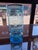 Antique Victorian Blue Etched Glass Vase- American Bicentennial- Rare Find For Sale - Image 10 of 10