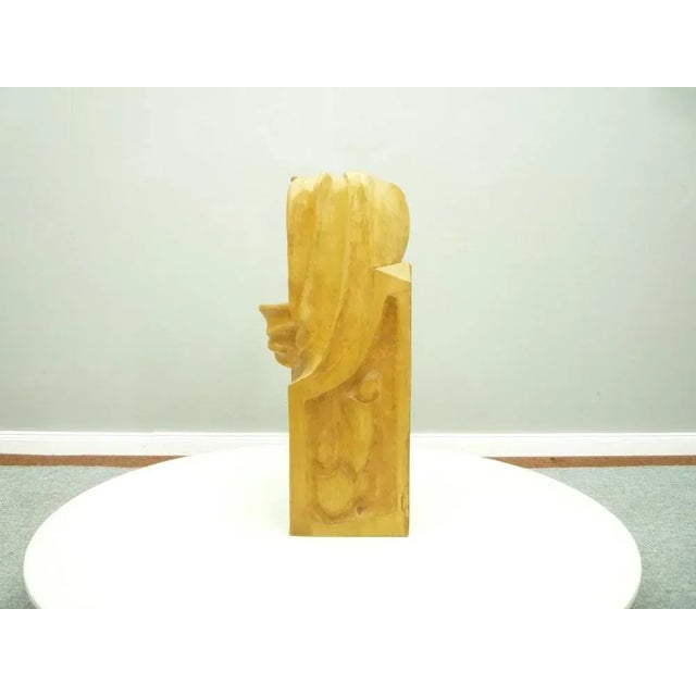 Anthroposophical Basswood Sculpture in the Dornach Style, 1940s For Sale - Image 4 of 10