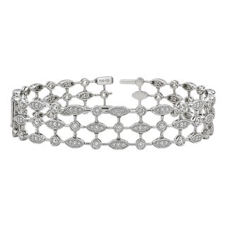 18k Martin Flyer Diamond Bracelet For Sale