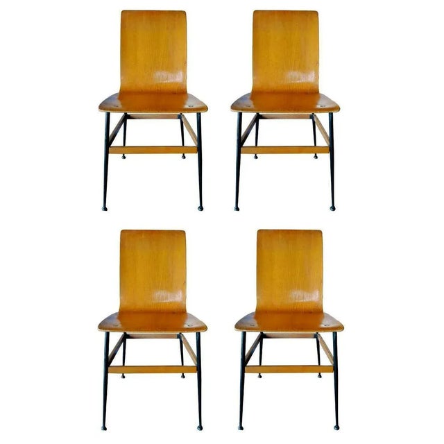 Dining Chairs by Rinaldo Scaioli and Eugenia Alberti Reggio, 1960s, Set of 4 For Sale - Image 6 of 6