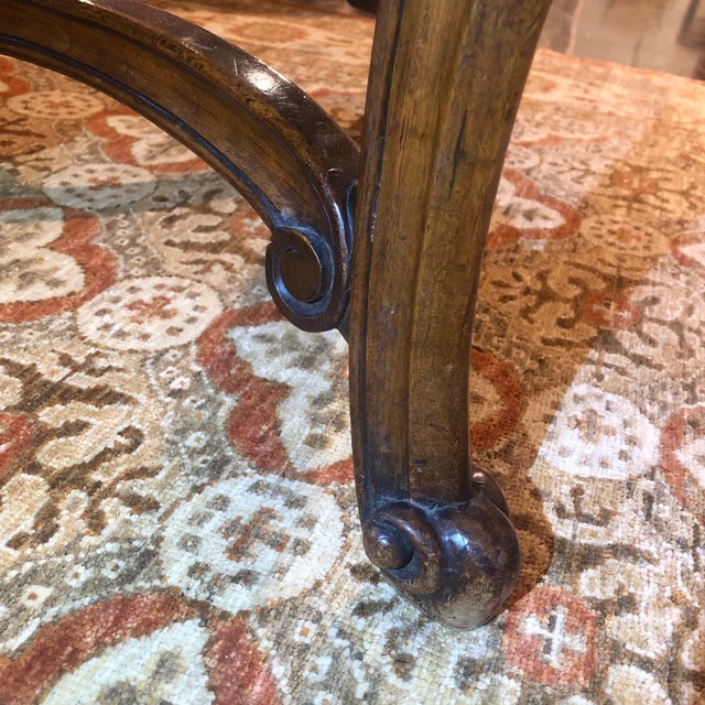 Antique Hand-Carved and Shaped Center Table For Sale In Dallas - Image 6 of 13