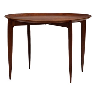 Model 4508 Teak Tray Table by Engholm for Fritz Hansen, Denmark, 1960s For Sale