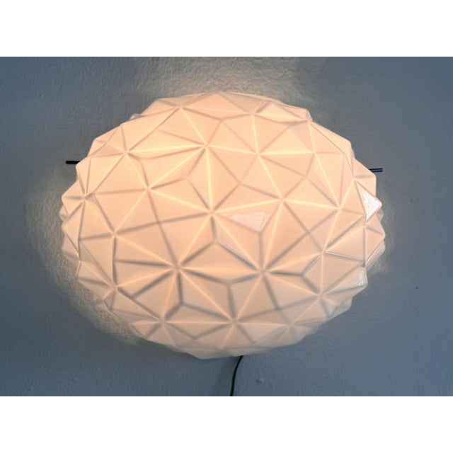 Italian Murano Glass Wall Sconces in Modern Geometric Shape, 1990s, Set of 2 For Sale - Image 7 of 15
