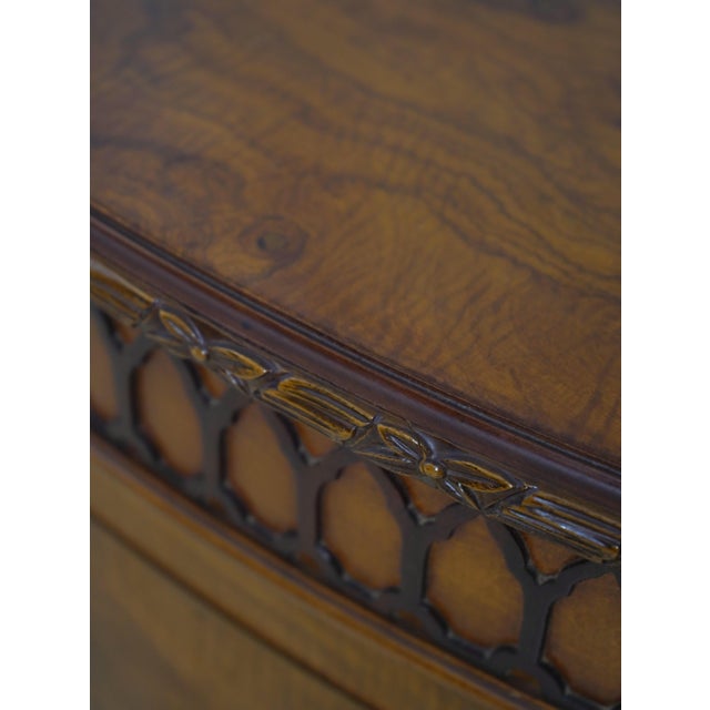 Romweber Vintage Walnut Georgian Commode Dresser Chest For Sale - Image 13 of 18
