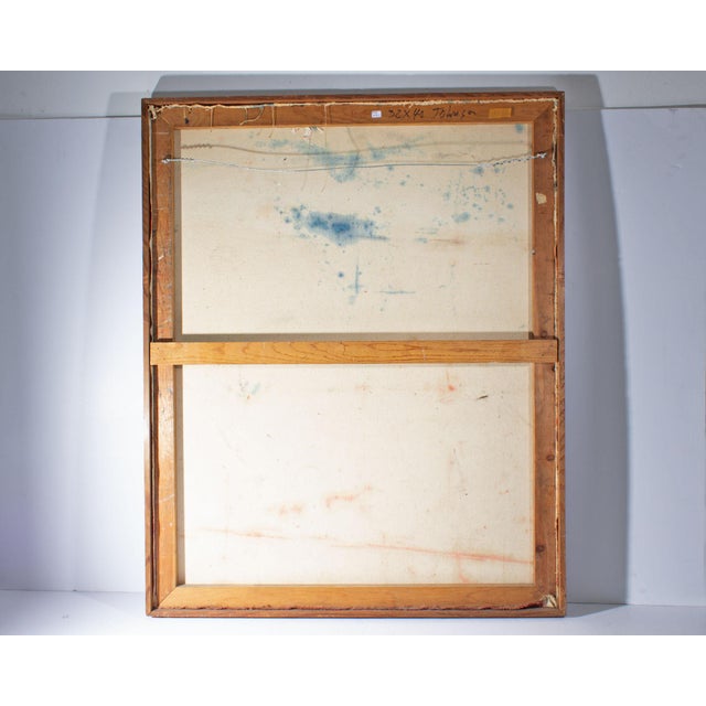 Red Abstract Oil on Canvas Painting by James Johnson For Sale - Image 8 of 8