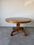 Vintage Biedermeier Neoclassical-Style Cherry Wood Expandable Pedestal Dining Table For Sale - Image 11 of 18