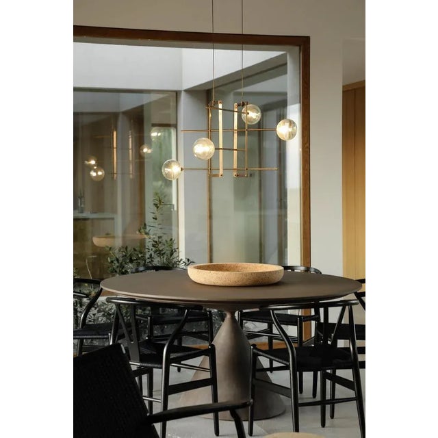 Not Yet Made - Made To Order Modular Chandelier 4 Lamps by Contain For Sale - Image 5 of 9