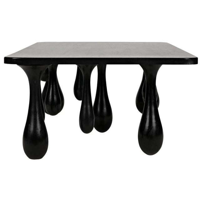 Noir NOIR Drop Coffee Table in Hand Rubbed Black For Sale - Image 4 of 13