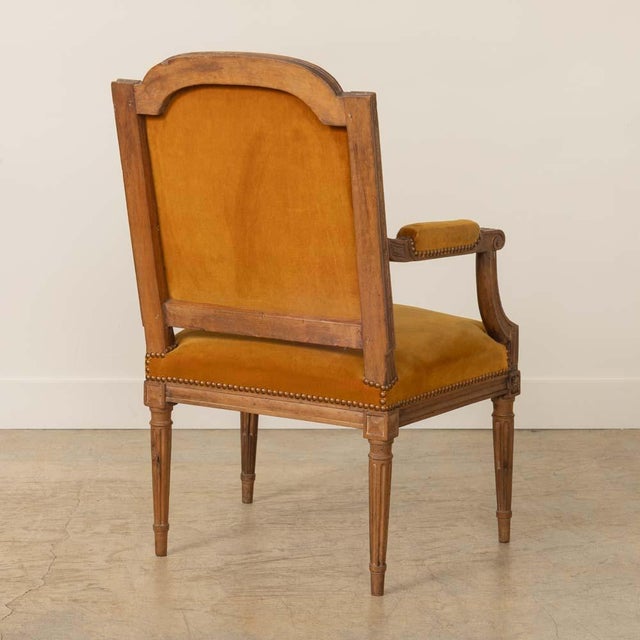 1920s French Louis XVI Style Armchair For Sale In Los Angeles - Image 6 of 12