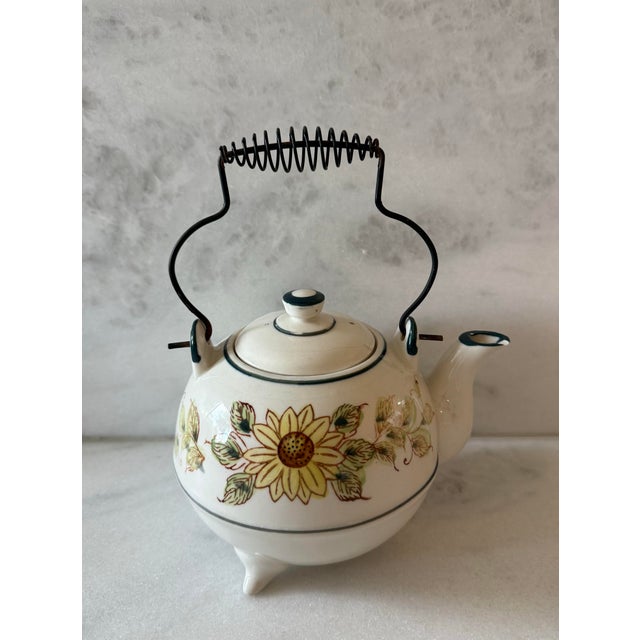 Japanese Vintage Japanese Tea Pot For Sale - Image 3 of 11