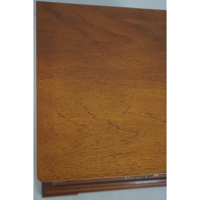 Pair Thomasville Walnut Finish Nightstands For Sale - Image 14 of 18